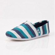Aqua zebra C Slip-on