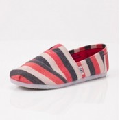 Coral zebra C Slip-on