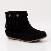 Moccasin Boots-Black/Tan/Gray/Brown