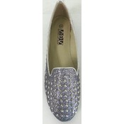 Pewter Studded Flats