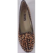 Leopard Studded Flats