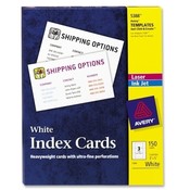 Avery Laser/Inkjet Index Card, Perforated, 3"x5",