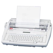 Brother International Corp. Electronic Dictionary Typewriter,16-2/5"x15-1/8"x5-1/3",Gray