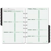 Day-timer  Original Filler Set, 2PPW, Desk Size, 5-1/2"x8-1/2"