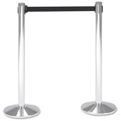 Tatco Stanchion Posts, Box 1 of 2, 40"H, 2/Box, Chrome