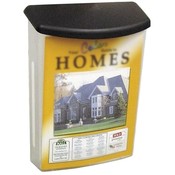 Deflect-O Corporation Outdoor Literature Organizer,10'x4-1/2'x13-1/8',Black/Clear Wholesale Bulk