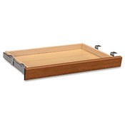 HON Company Angled Center Drawer, 26"x15-3/8"x2-1/2", Bourbon Cherry