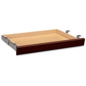 HON Company Angled Center Drawer, 26"x15-3/8"x2-1/2", Mahogany