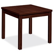 HON Company Corner Table, Laminate, 24"x24"x20", Mahogany