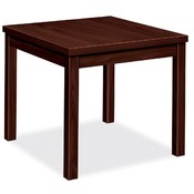 HON Company End Table, Laminate, 24"x20"x20", Mahogany