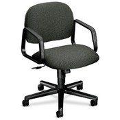 HON Company Mgr. Mid-Back Swivel Chair, 26"x26-1/4"x35-1/2", Gray