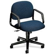 HON Company Mgr. Mid-Back Swivel Chair, 26"x26-1/4"x35-1/2", Blue