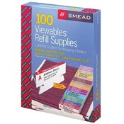 Smead Manufacturing Company Labeling System Supplies Kit, 100 Tabs, 112 Labels, White