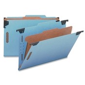 Smead Manufacturing Company  Classification Folder, 2" Expansion, 1 Divider, Legal, Blue