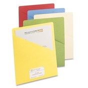 Smead Manufacturing Company  Slash Jacket, 9-3/4"x11-1/2", 25/PK, Assorted