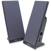 Compucessory Flat Panel Speakers,3" Full Range,6' Cord,3"x8",Black