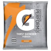 Quaker Foods Gatorade Mix Pouches,Makes 2-1/2 Gal, 21 Oz., Orange