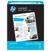 Hewlett-Packard LaserJet Paper,24 lb.,8-1/2"x11",98 GE/112 ISO,500/RM,WE