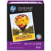 Hewlett-Packard Color Inkjet Paper,24Lb,8-1/2"x11",96 Bright,500/PK,White