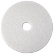 3M Commercial Office Supply Div. Super Polish Pad,Removes Scuff/Black Heel,17",5/CT,White