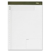 Tops Business Forms Project Planning Pad, Numbered, 8-1/2"x11-3/4", 4/PK, White