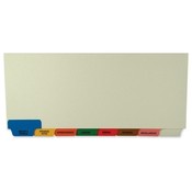 Tabbies  Medical Chart Index Set,Bottom Tab,8-1/2"x11-3/8",40/BX