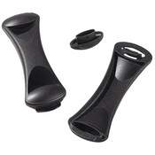 Rubbermaid  File Bin Connectors, 2"x5-7/8"x2", 2/PK, Black