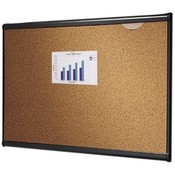 Quartet  Bulletin Board, 3'x2', Graphite Frame
