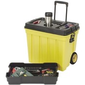 Continental Mfg. Co.  Mobile WorkBox,20-1/2 Gal Cap,23-1/2"x15-1/2"x20-1/4",YW/BK