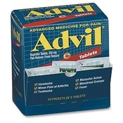 Acme United Corporation  Advil Pain Reliever Refills, 2/PK, 50 PK/BX