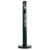 Rubbermaid Commercial Products Freestanding Smoker's Pole,14-1/4" Base,4"x41",Black