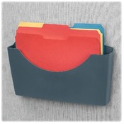 Fellowes Mfg. Co. File Pocket, 1-1/2' Capacity, 14'x2-1/2'x7-3/4', Graphite Wholesale Bulk