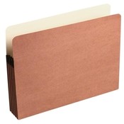 Acco/Wilson Jones  Recycled File Pocket, 3-1/2" Expansion, 9-1/2"x11-3/4", Red