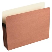 Acco/Wilson Jones  Recycled File Pocket, 5-1/4" Expansion, 9-1/2"x11-3/4", Red