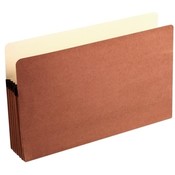 Acco/Wilson Jones  Recycled File Pocket, 5-1/4" Expansion, 9-1/2"x14-3/4", Red