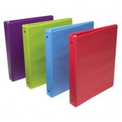 Acco/Wilson Jones  Vinyl Binder, 1-1/2 " Round, 3-Ring, Letter, Assorted