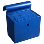 Acco/Wilson Jones  Expanding File, Labeled A-Z, 21 Pockets, 10"x12", Dark Blue