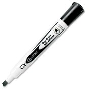 Quartet Low-Odor Dry-Erase Marker, Nontoxic, Chisel Pt, BK