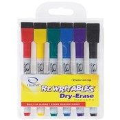 Quartet  Dry-Erase Markers,w/ Magnet, 10-2/5"x6-10/13"x8-9/11", AST