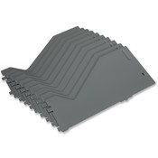 HON Company Lateral File Rail Rack Divider, 10/PK, Gray Wholesale Bulk