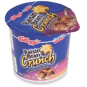 Keebler Cereal-in-a-Cup,Super Size,2.8 oz,6/PK,Raisin Bran Crunch
