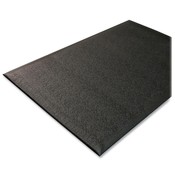 Genuine Joe  Anti-Fatigue Mat, Nitrile Rubber/Vinyl, 3'x10', Black
