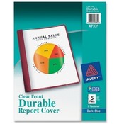 Avery Consumer Products Report Cover,w 3 Prong Fasteners,1/2' Capacity,Dark Blue Wholesale Bulk