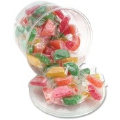 Office Snax Tub of Candy, Assorted Fruit Slices, 2 lb. Wholesale Bulk