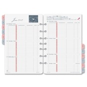 Day-timer  Weekly Refill Pages, 2PPW, Jan-Dec, Desk 5-1/2"x8-1/2"