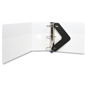 Sparco Products  Locking D-Ring View Binder,5 "Capacity,11"x8-1/2",White