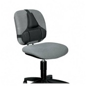 Fellowes Mfg. Co. Back Support,Adjustable,Memory Foam,15"x2"x14-1/2",Black