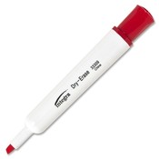 Integra Dry-Erase Marker, Chisel Tip, Red