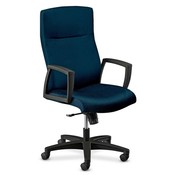 HON Company Executive High-back Chair,25-1/2"x27"x46",Mariner Blue/Black