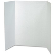 Pacon Corporation  Single Walled Presentation Board,48"x36",4/CT,White